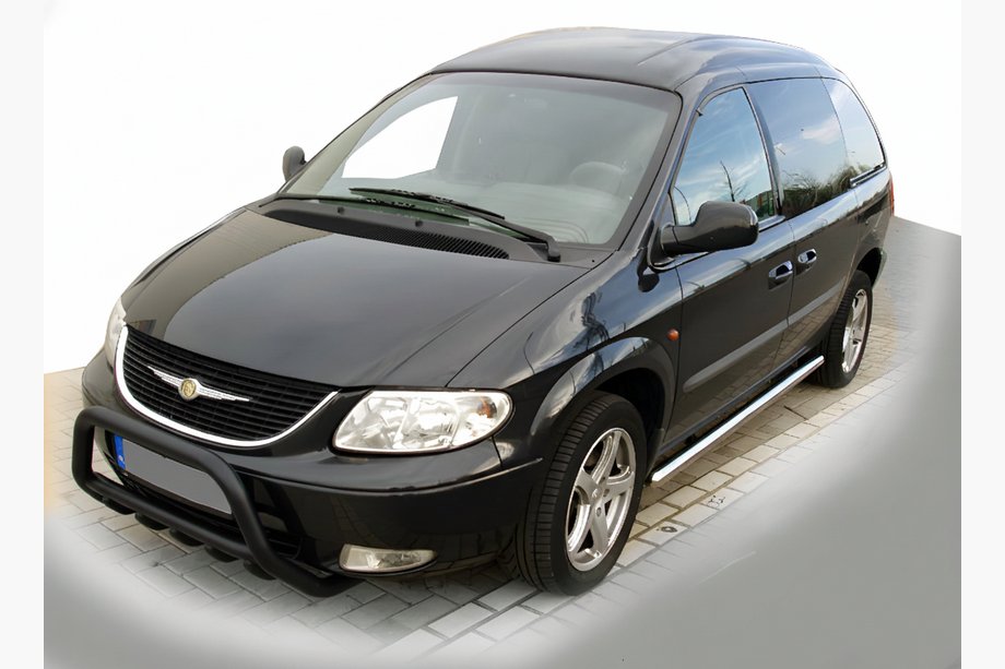 Chrysler Voyager 2001-2007 Barre Avant WT003 Noire (Inox) Image