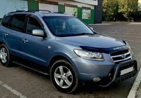 Hyundai Santa Fe 2 2006-2012 Pare-buffle WT004 Noir (Inox) photo 1