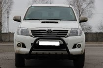Toyota Hilux 2006-2015 Pare-buffle WT003 Noir Inox photo 1