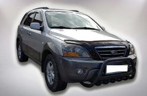 Kia Sorento I BL 2002-2009 Pare-buffle WT004 Noir (Inox) photo 1