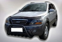 Kia Sorento I BL 2002-2009 Pare-buffle WT004 Noir (Inox) photo 3