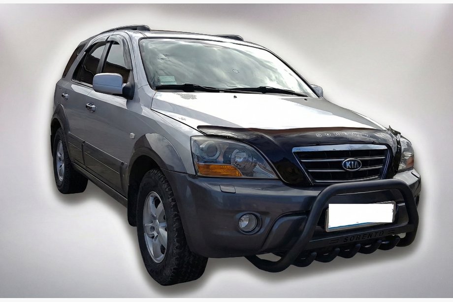 Kia Sorento I BL 2002-2009 Pare-buffle WT004 Noir (Inox) Image