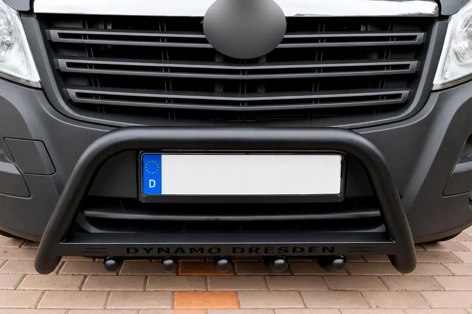 Fiat Ducato 2006-2025 Pare-buffle WT004 Noir (Inox) Image