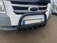 Ford Transit 2000–2014 Pare-buffle WT004 Noir (Inox) photo 2