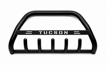 Hyundai Tucson TL 2016-2021 Pare-buffle WT004 Noir (Inox) photo 1