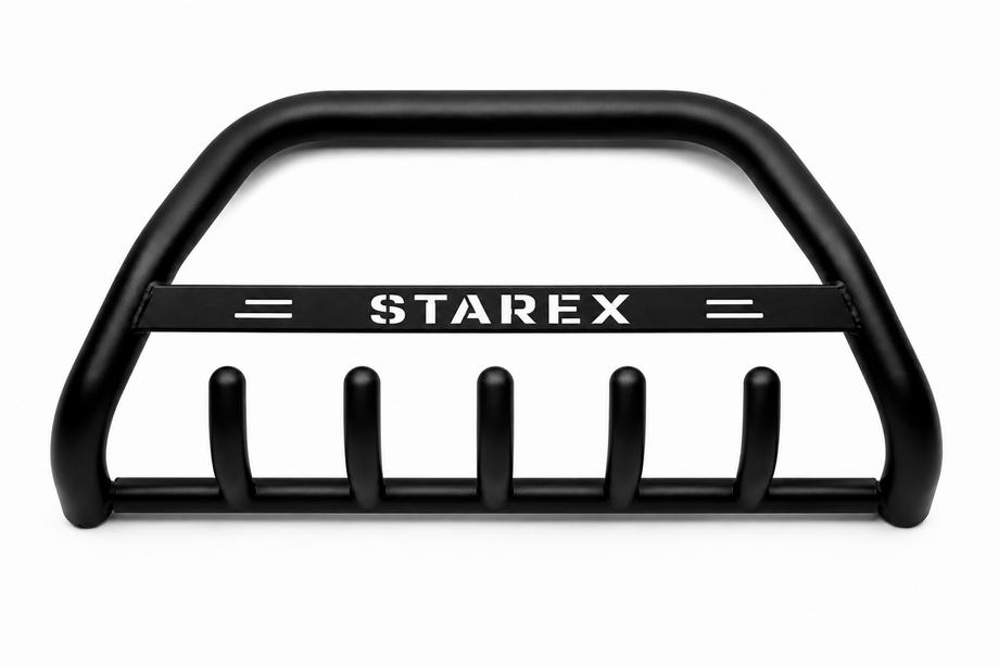 Hyundai H200, H1, Starex 1998-2007 Pare-buffle WT004 Noir (Inox) Photo 3