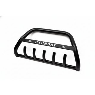 Pare-buffle WT004 Noir (Inox) Hyundai H300, H1, Starex 2008-2020 photo 3