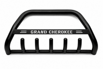 Jeep Grand Cherokee WJ 1999-2004 Pare-buffle WT004 Noir (Inox) photo 3