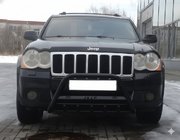 Jeep Grand Cherokee WK 2004-2010 Pare-buffle WT004 Noir (Inox) photo 1