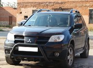 Mitsubishi Outlander 2001-2006 Pare-buffle WT003 Noir Inox photo 4