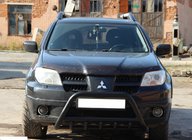 Mitsubishi Outlander 2001-2006 Pare-buffle WT003 Noir Inox photo 3