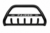 Mitsubishi Pajero Sport 1996-2007 Pare-buffle WT004 Noir (Inox) photo 1