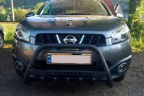 Nissan Qashqai 2010-2014 Pare-buffle WT004 Noir (Inox) photo 1