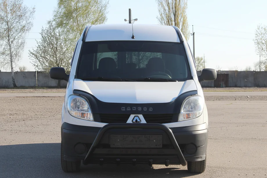 Renault Kangoo 1998-2008 Pare-buffle WT004 Noir (Inox) Image