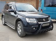 Suzuki Grand Vitara 2005-2017 Pare-buffle WT004 Noir (Inox) photo 4