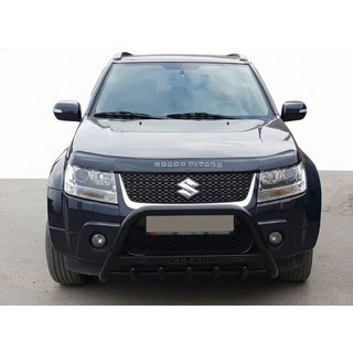 Pare-buffle WT004 Noir (Inox) Suzuki Grand Vitara 2005-2017 photo 3