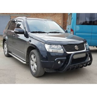 Pare-buffle WT004 Noir (Inox) Suzuki Grand Vitara 2005-2017 photo 4