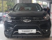 Chery Tiggo 7 2016-2019 Pare-buffle WT003 Noir Inox photo 1