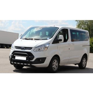Pare-buffle WT003 Noir Inox Ford Custom 2013-2022 photo 1