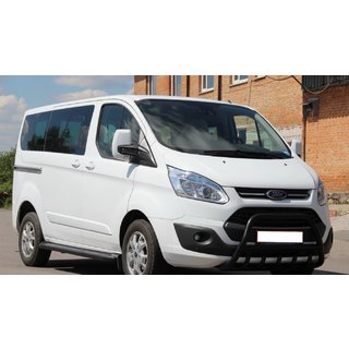 Pare-buffle WT003 Noir Inox Ford Custom 2013-2022 photo 4