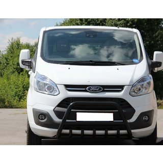 Pare-buffle WT003 Noir Inox Ford Custom 2013-2022 photo 3