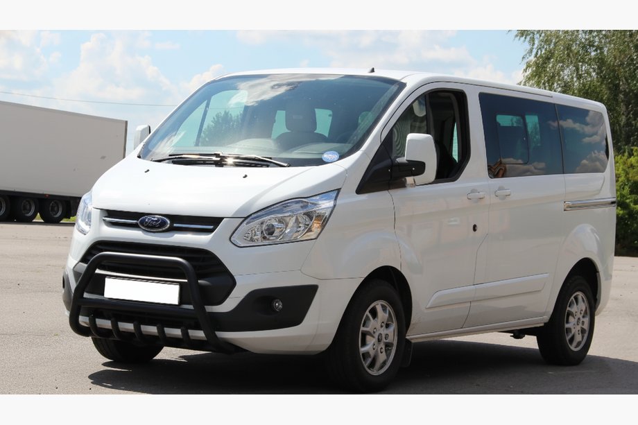Ford Custom 2013-2022 Pare-buffle WT003 Noir Inox Image