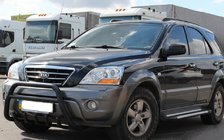 Kia Sorento I BL 2002-2009 Pare-buffle WT003 Black-2 (Inox) photo 1