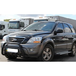 Pare-buffle WT003 Black-2 (Inox) Kia Sorento I BL 2002-2009 photo 1