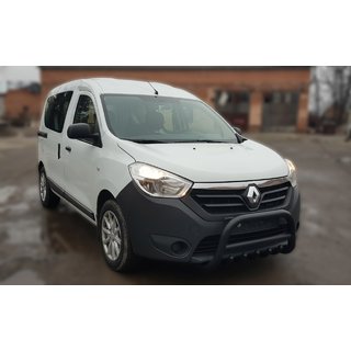 Pare-buffle WT003 Noir Inox Dacia Lodgy 2012-2022 photo 1