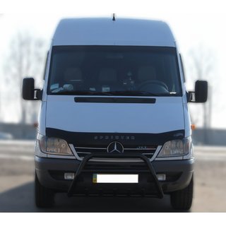 Pare-buffle WT003 Noir (Inox) Mercedes Sprinter W901/902/903/904/905 1995–2006 photo 3