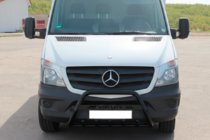 Mercedes Sprinter W906 2006–2018 Pare-buffle WT004 (noir) photo 3