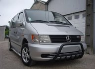 Mercedes Vito W638 1996-2003 Pare-buffle WT003 Noir (Inox) photo 1