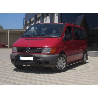 Pare-buffle WT003 Noir (Inox) Mercedes Vito W638 1996-2003 photo 4