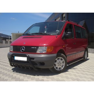 Pare-buffle WT003 Noir (Inox) Mercedes Vito W638 1996-2003 photo 3