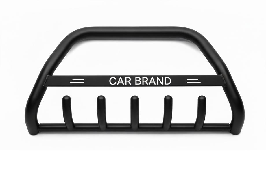 Volkswagen T5 Multivan 2003–2010 Pare-buffle WT004 Noir (Inox) Image