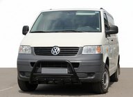 Volkswagen T5 Caravelle 2004-2010 Pare-buffle WT003 Noir (Inox) photo 1