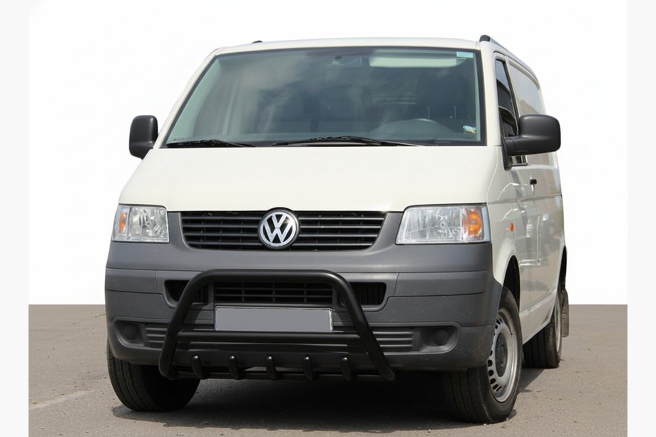Volkswagen T5 Caravelle 2004-2010 Pare-buffle WT003 Noir (Inox) Image