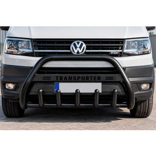 Pare-buffle WT004 Noir (Inox) Volkswagen T4 Transporter 1990-2003 photo 1