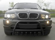 BMW X5 E53 1999–2006 Pare-buffle WT003 Noir Inox photo 2