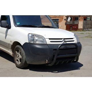 Pare-buffle WT003 Noir Inox Citroen Berlingo 1996-2008 photo 4