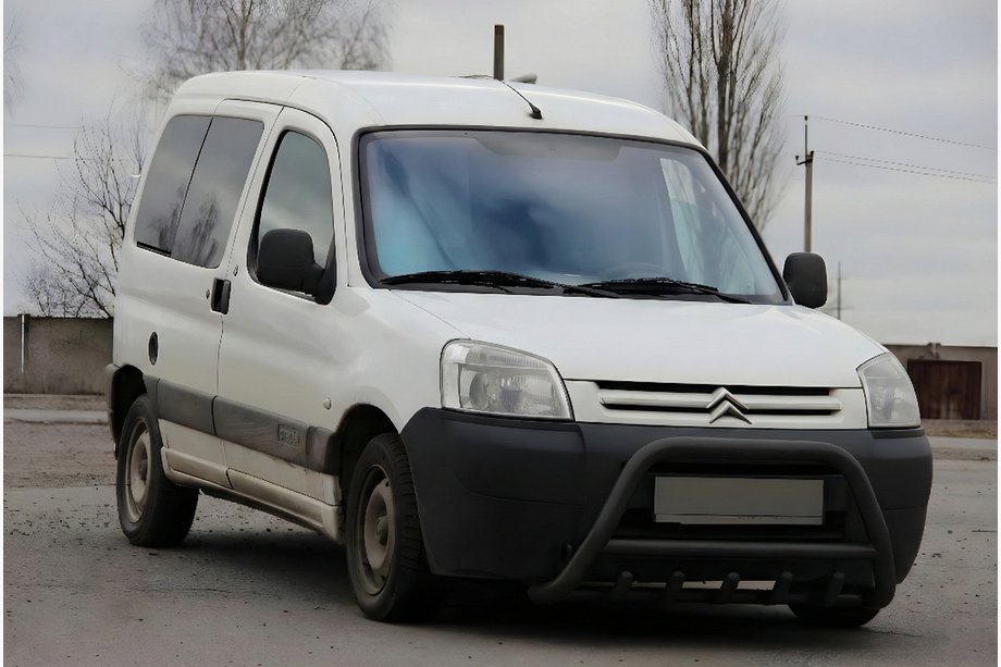 Citroen Berlingo 1996-2008 Pare-buffle WT003 Noir Inox Image