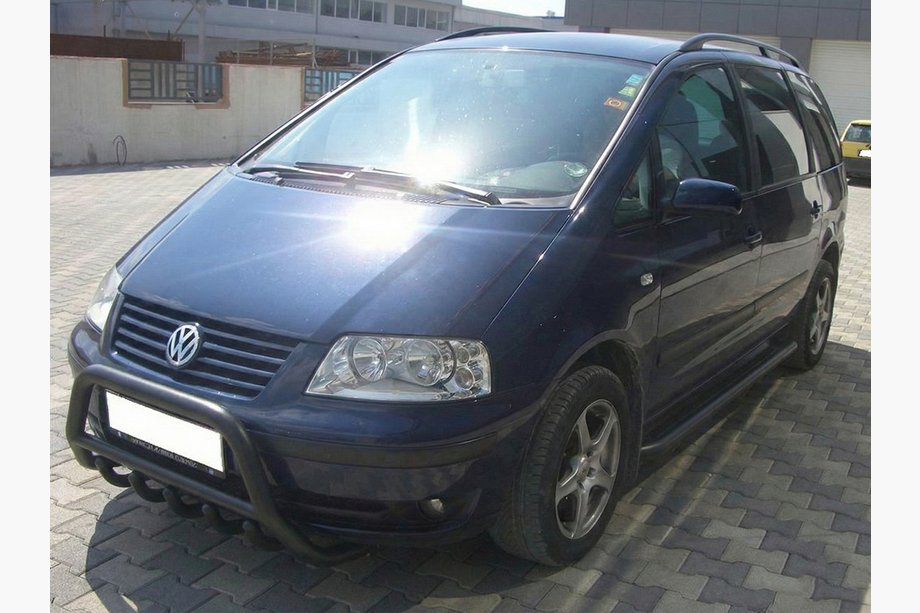 Ford Galaxy 1995-2006 Pare-buffle WT003 Noir Inox Image