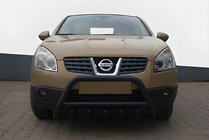 Nissan Qashqai 2010-2014 Pare-buffle WT003 Noir Inox photo 1