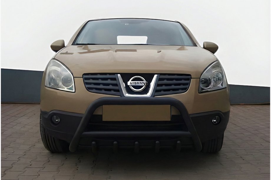 Nissan Qashqai 2010-2014 Pare-buffle WT003 Noir Inox Image