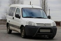Peugeot Partner 1996-2008 Pare-buffle WT003 Noir Inox photo 5
