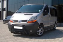 Opel Vivaro 2001–2015 Pare-buffle WT003 Noir (Inox) photo 3