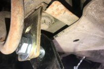 Opel Vivaro 2001–2015 Pare-buffle WT003 Noir (Inox) photo 8