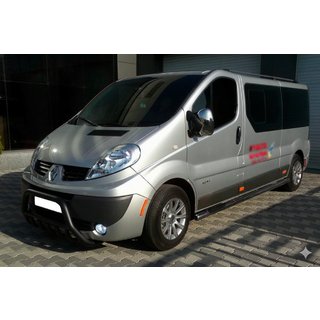 Pare-buffle WT003 Noir (Inox) Opel Vivaro 2001–2015 photo 2