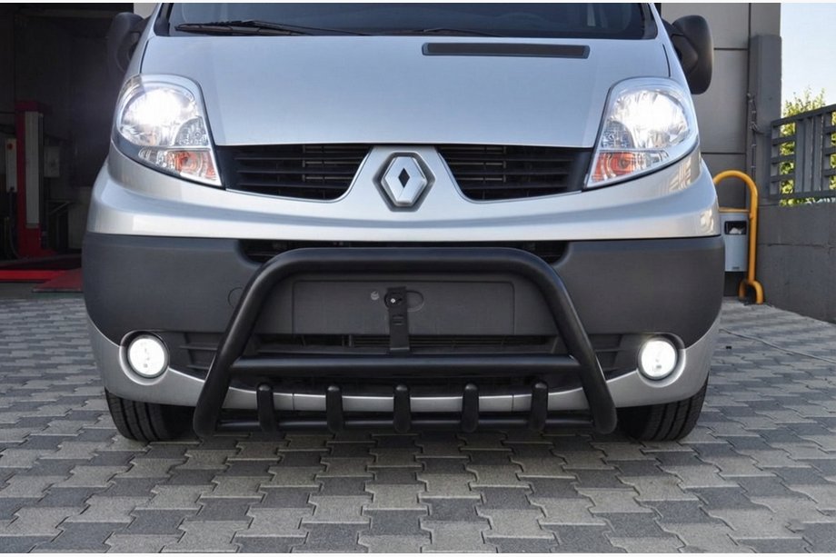 Opel Vivaro 2001–2015 Pare-buffle WT003 Noir (Inox) Image