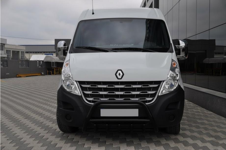 Renault Master 2011-2023 Pare-buffle WT003 Noir (Inox) Image